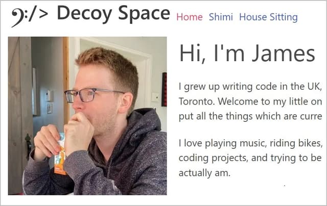 Building this website